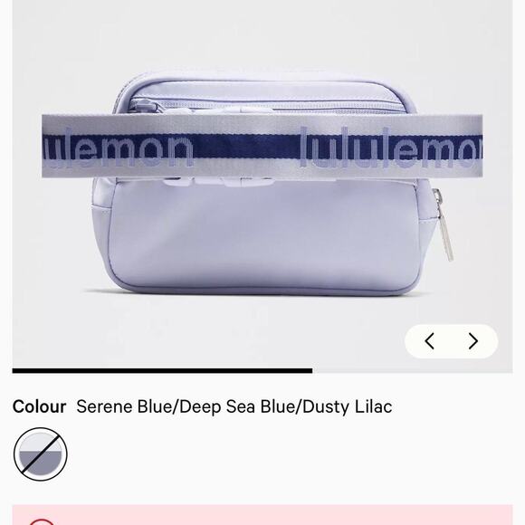 Lululemon serene blue/dusty lilac - Picture 2 of 5